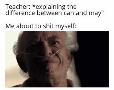 proceeds to shit myself
