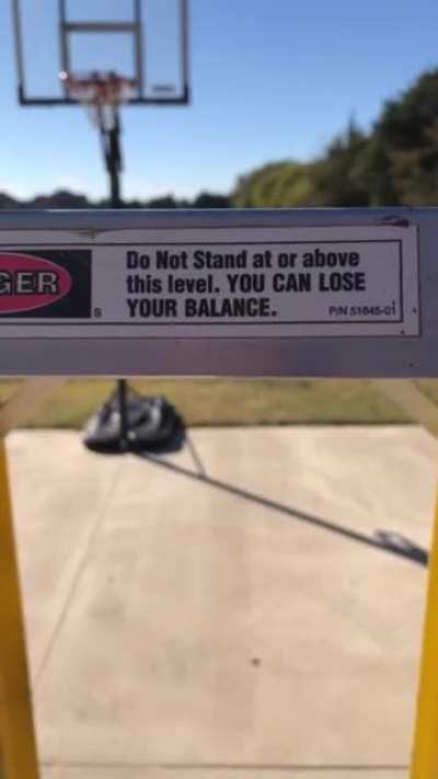 Oh look a ladder