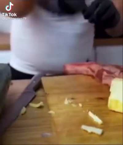 Should've carried a pot lid