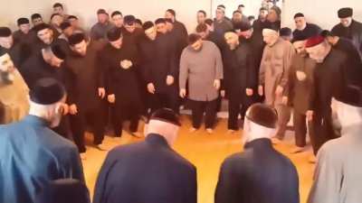 Sufi Muslim circle dance, with new music dubbed over it