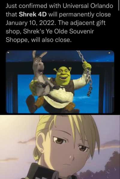 Shrek is dead, Shrek is gone