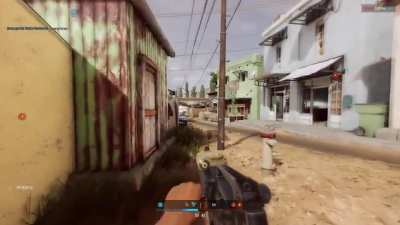 I stopped the entire gunfight just to roast the Security's fit