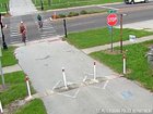 Entitled bicycle rider & terrible driver for not stopping after impact