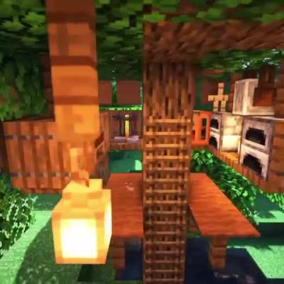 I made a little treehouse