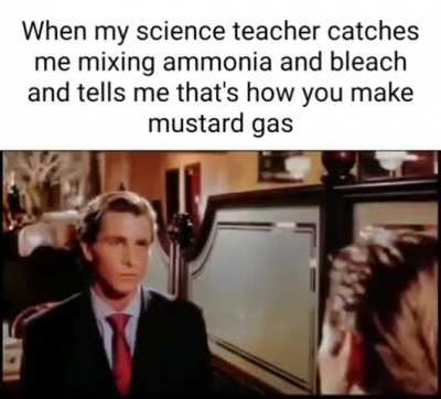 Rookie mistake