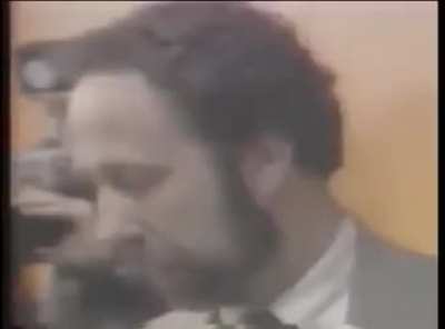 A semi-finalist in NASA's Teacher in Space program watching the Challenger disaster in his classroom