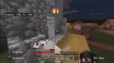 Minecraft can be scary.