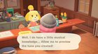 Isabelle sings a familiar tune