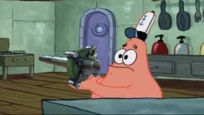 Patrick that a cluster charge (Made by me)