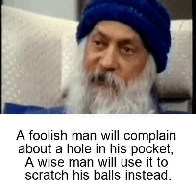 I too, am extremely wise