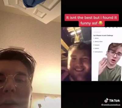 An accent challenge of sorts