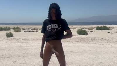 horny at the beach