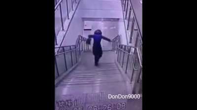 In the stairs tonight