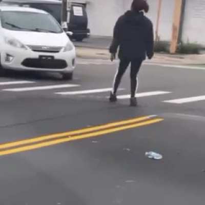 Road rage this morning 