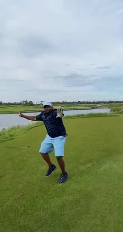 My Indian friend said play this song, and he put it within 5 feet on the hardest hole on the course. Kiawah Island Ocean course, home of the 2021 PGA Championship.