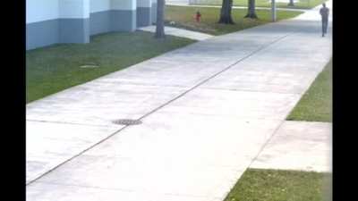 Compiled CCTV footage of Nikolas Cruz inside and around building 1200