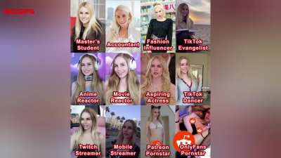 Colette Cherry fromChristian Influencer and reactor to onlyfans pornslut in in record time (click REDGIFS link for audio)