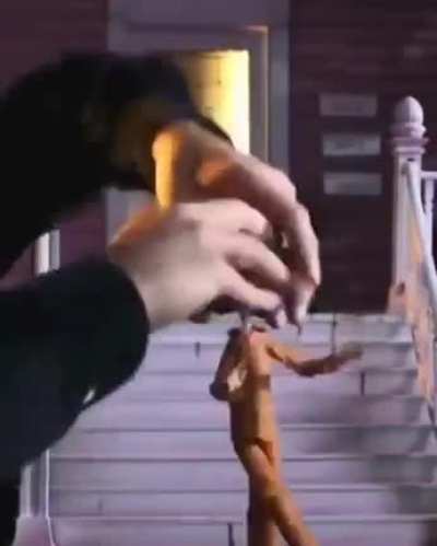 The process of making a stop-motion animation