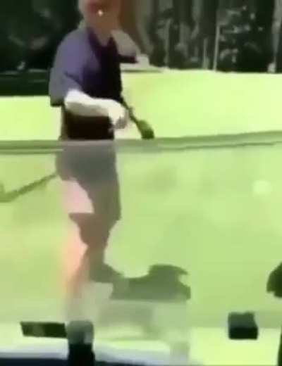 angry golf player