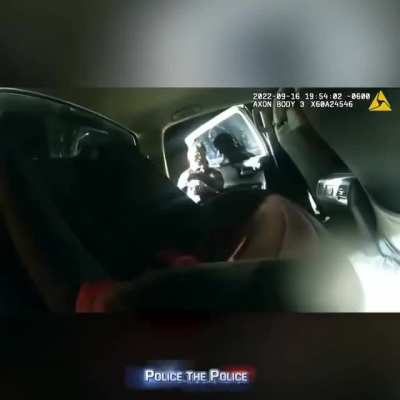 cops leave a 20-year-old woman handcuffed in a car on tracks and is hit by a train. she has multiple severe head injuries