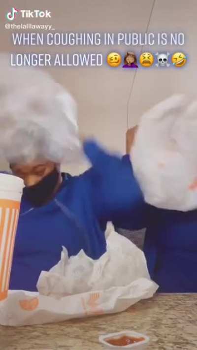 When coughing is no longer allowed in public