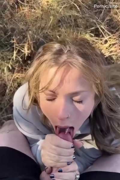 He swallows every last drop
