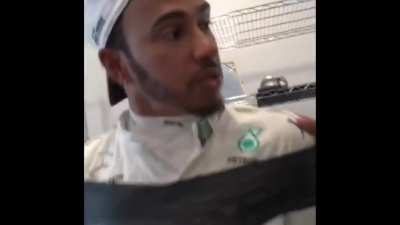 *Live footage of Russell and Hamilton before Abu Dhabi Grand Prix 2020*