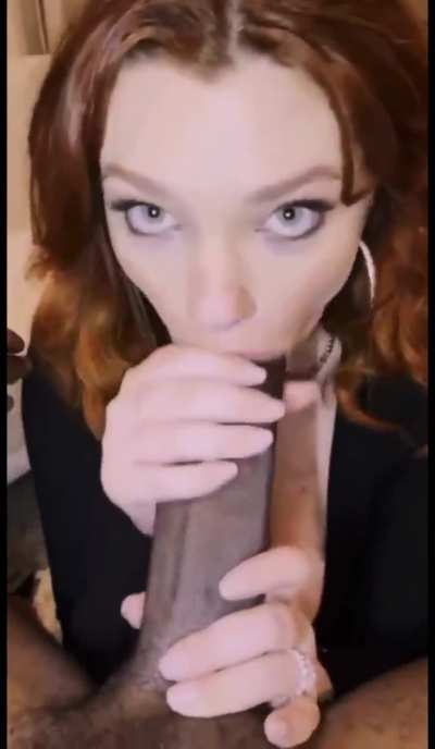 I love watching thick black cocks get sucked off