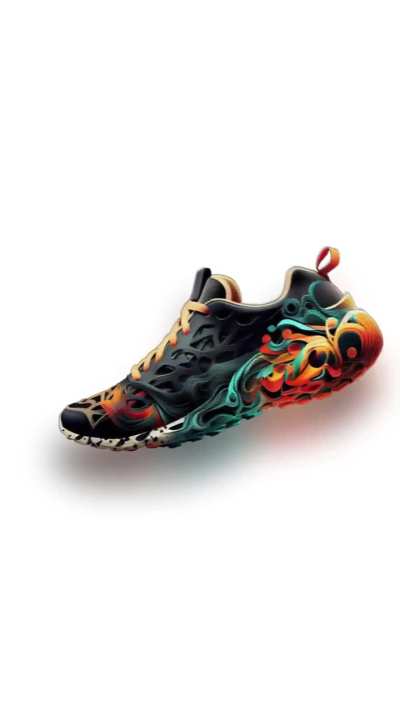 Created this animated motion graphics poster for shoes