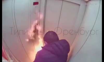 Flaming drink