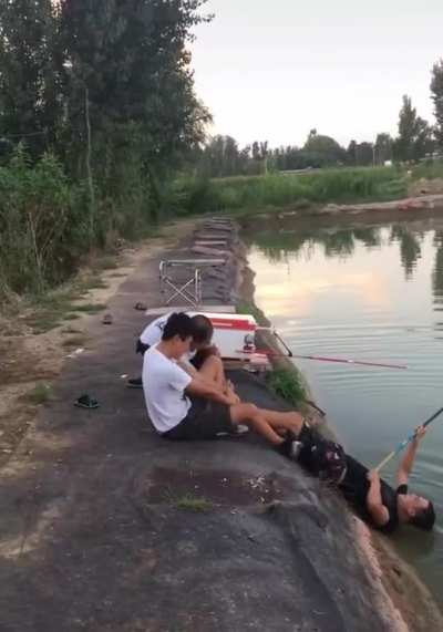3 men and a fish