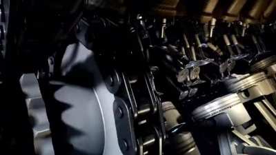 Jacob and Co. Bugatti Chiron watch with 16-piston on-demand engine animation -- the first time ever in a wristwatch along with 578 movement components.