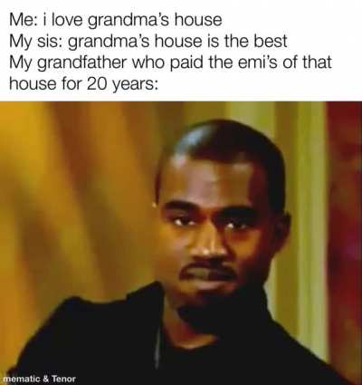 Grandfather’s house sounds sus