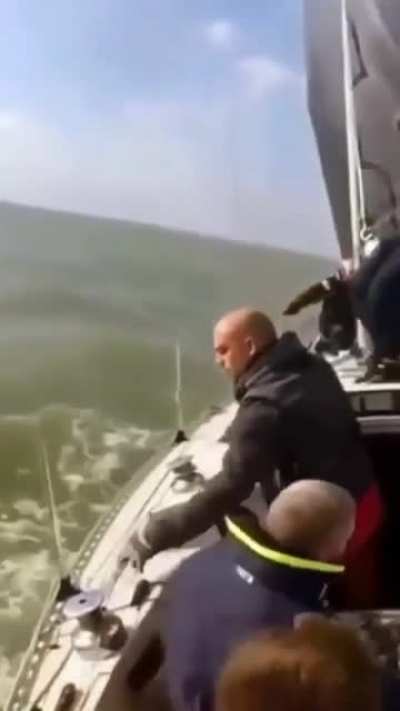 Off the boat you go!