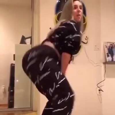 she didn't calculate the weight of her ass ))