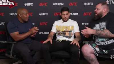 Poatan reacts to the clip of Islam doubting his wrestling and saying “put him against Ankalaev”: