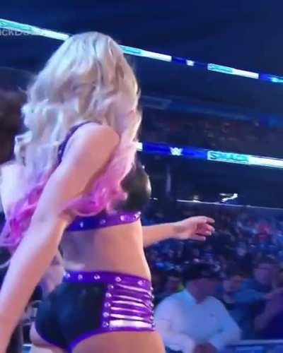Alexa Bliss doing her goddess walk
