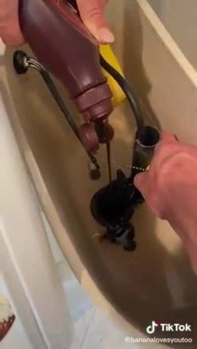 DIY toilet milkshake