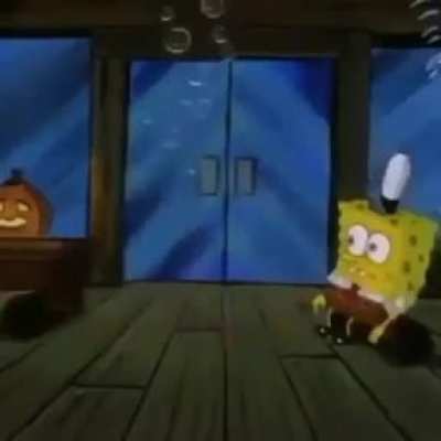 Mr Krabs commits arson