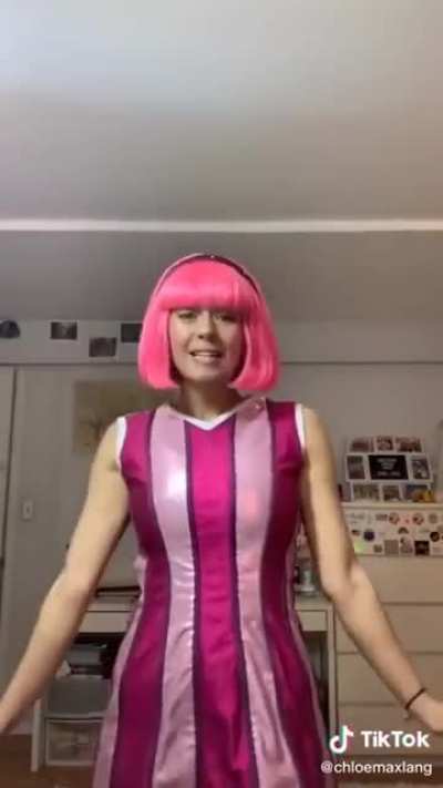 Chloe Lang still has a Stephanie wig and costume