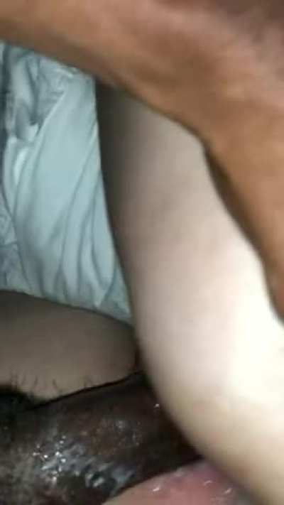 Filled with bbc 😩 watch it drip out (OC)