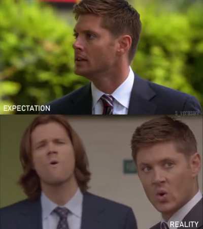 Sam and Dean are sounding the siren.!!!😂😂😂❤️😘