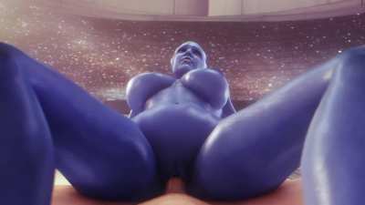 Liara T'soni cowgirl grinding POV (NoName55) [Mass Effect]