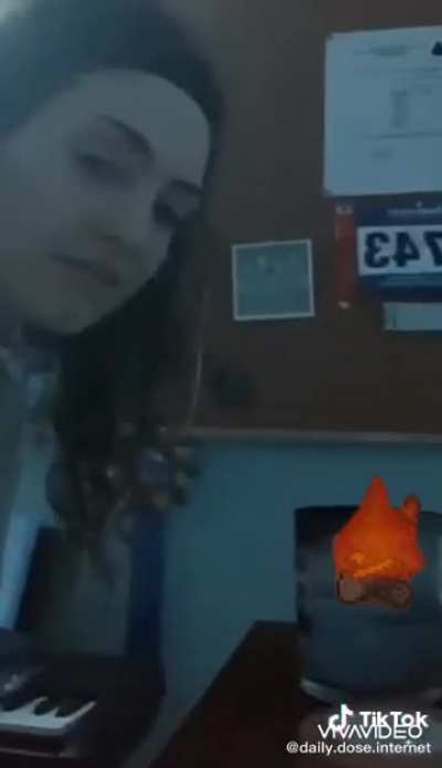 she learned the hard way, never trust a red fire