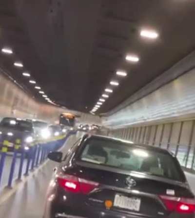 POV. you’ve had to pee for the past hour now and you get stuck behind this guy in a tunnel