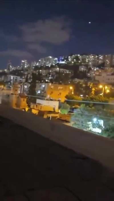 The moment a special Iranian ballistic missile hit a more special target in Haifa. One shot dedicated to one target and it hits