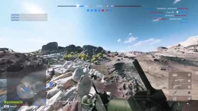 If the anti-aircraft fire from the German base bothers you, just do this.