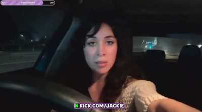 Streamer texting while driving