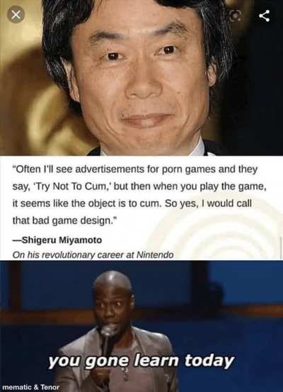 Nintendo Cum