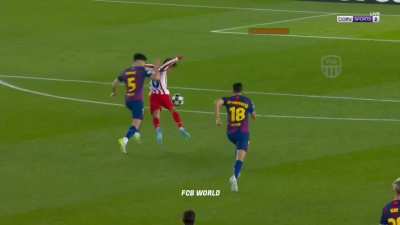 Just saw a replay on Cubarsis 'foul' - Barca vs Atleti